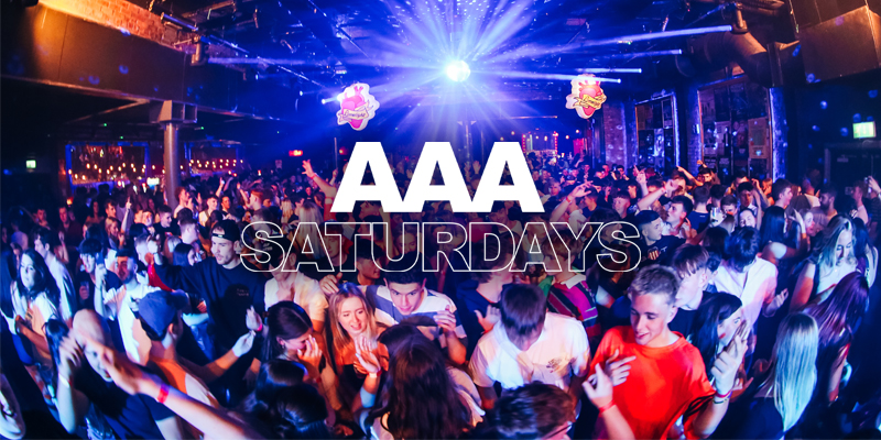 AAA SATURDAYS • 12TH OCT